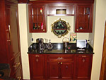 Custom mahonany cabinetry