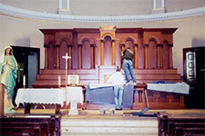 Custom Reredos - Immaculate Conception, Chicago, IL