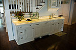 Lakefront home custom kitchen
